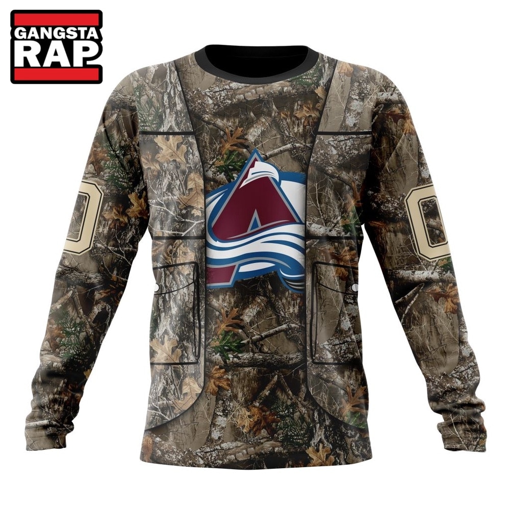 NHL Colorado Avalanche Specialized Unisex Vest Kits With Realtree Camo Hoodie, T Shirt, NHL 3D Shirt NHL Colorado Avalanche Specialized Unisex Vest Kits With Realtree Camo Hoodie, T Shirt, NHL 3D Shirt