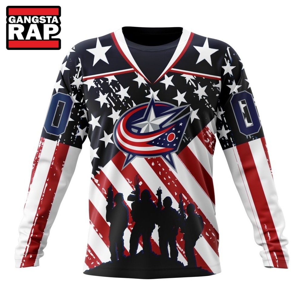 NHL Columbus Blue Jackets Specialized Kits For Honor USS Military Hoodie, T Shirt , NHL 3D Shirt NHL Columbus Blue Jackets Specialized Kits For Honor USS Military Hoodie, T Shirt , NHL 3D Shirt