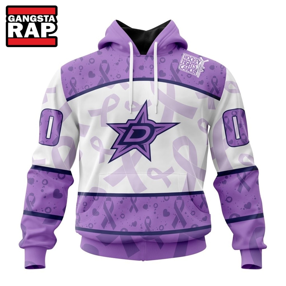 NHL Dallas Stars Special Lavender Fight Cancer Hoodie, T Shirt , NHL 3D Shirt NHL Dallas Stars Special Lavender Fight Cancer Hoodie, T Shirt , NHL 3D Shirt