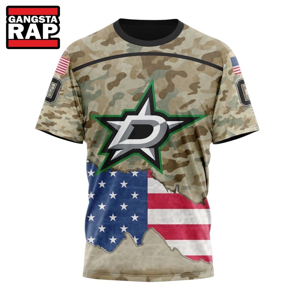 NHL Dallas Stars Specialized Kits For United State With Camo Color Hoodie, T Shirt , NHL 3D Shirt NHL Dallas Stars Specialized Kits For United State With Camo Color Hoodie, T Shirt , NHL 3D Shirt