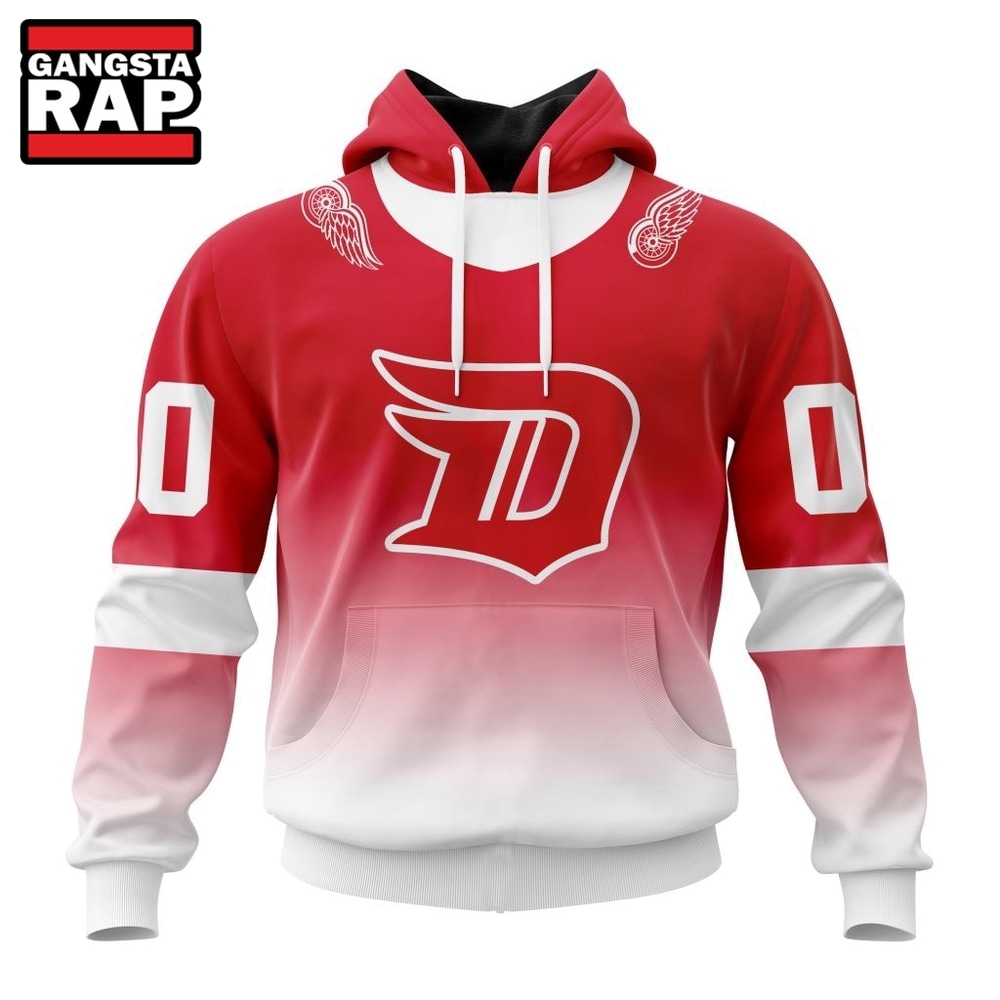 NHL Detroit Red Wings Special Retro Gradient Design Hoodie, T Shirt, NHL 3D Shirt Nhl Detroit Red Wings Special Retro Gradient Design Hoodie T Shirt 1