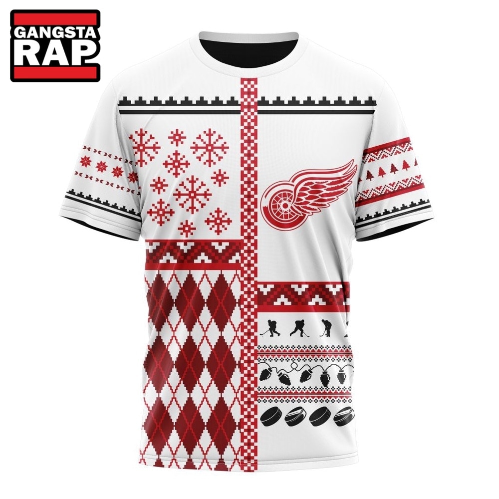NHL Detroit Red Wings Specialized Christmas Is Coming New Design Hoodie, T Shirt , NHL 3D Shirt NHL Detroit Red Wings Specialized Christmas Is Coming New Design Hoodie, T Shirt , NHL 3D Shirt