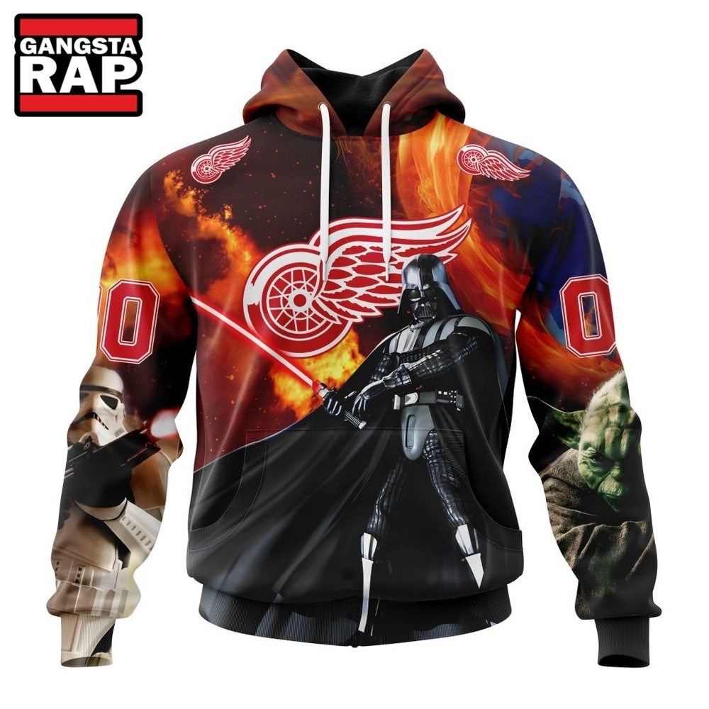 NHL Detroit Red Wings x Star War Specialized Design Hoodie, T Shirt , NHL 3D Shirt NHL Detroit Red Wings x Star War Specialized Design Hoodie, T Shirt , NHL 3D Shirt