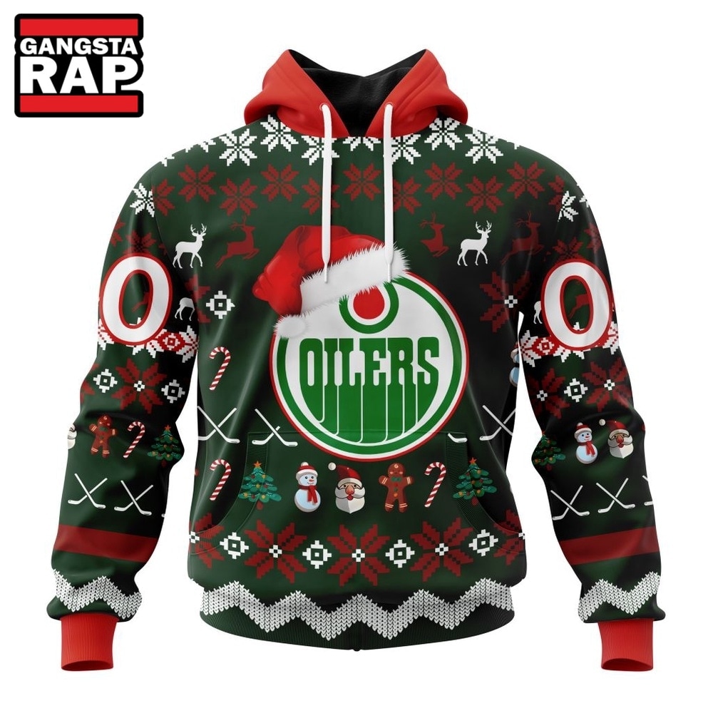 NHL Edmonton Oilers Hockey Christmas Is Coming 2026 Hoodie, T Shirt , NHL 3D Shirt Nhl Edmonton Oilers Hockey Christmas IS Coming 2026 Hoodie T Shirt 1
