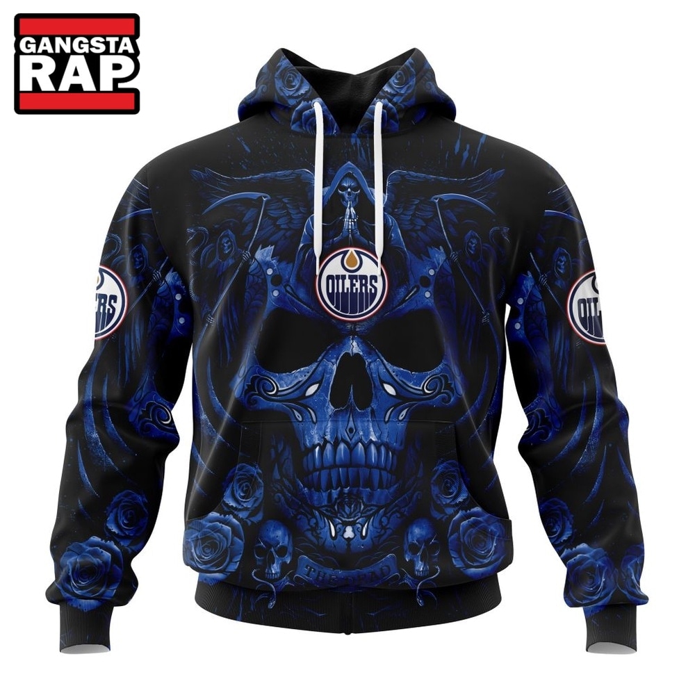 NHL Edmonton Oilers Special Design Halloween With Skull Art Hoodie, T Shirt , NHL 3D Shirt NHL Edmonton Oilers Special Design Halloween With Skull Art Hoodie, T Shirt , NHL 3D Shirt