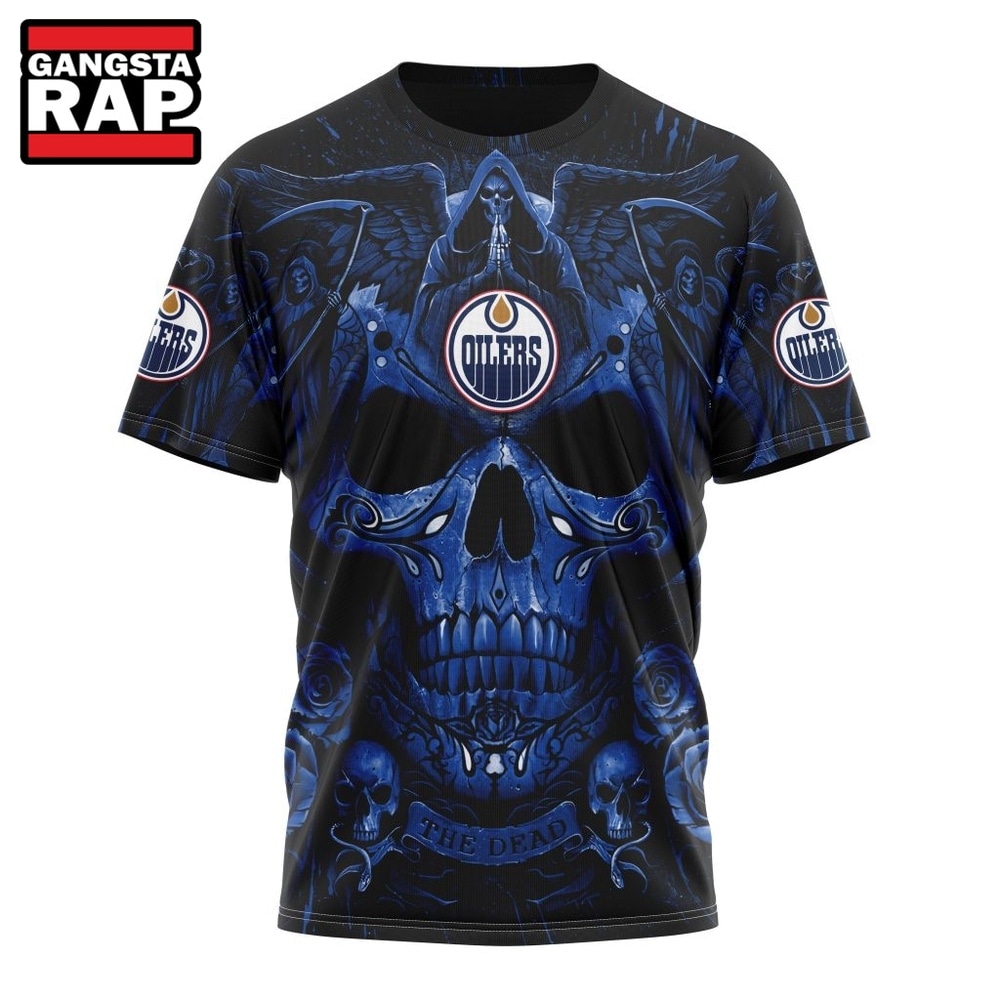 NHL Edmonton Oilers Special Design Halloween With Skull Art Hoodie, T Shirt , NHL 3D Shirt NHL Edmonton Oilers Special Design Halloween With Skull Art Hoodie, T Shirt , NHL 3D Shirt