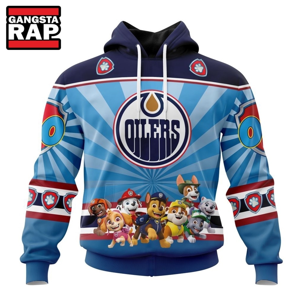 NHL Edmonton Oilers Special Paw Patrol Kits Hoodie, T Shirt , NHL 3D Shirt NHL Edmonton Oilers Special Paw Patrol Kits Hoodie, T Shirt , NHL 3D Shirt