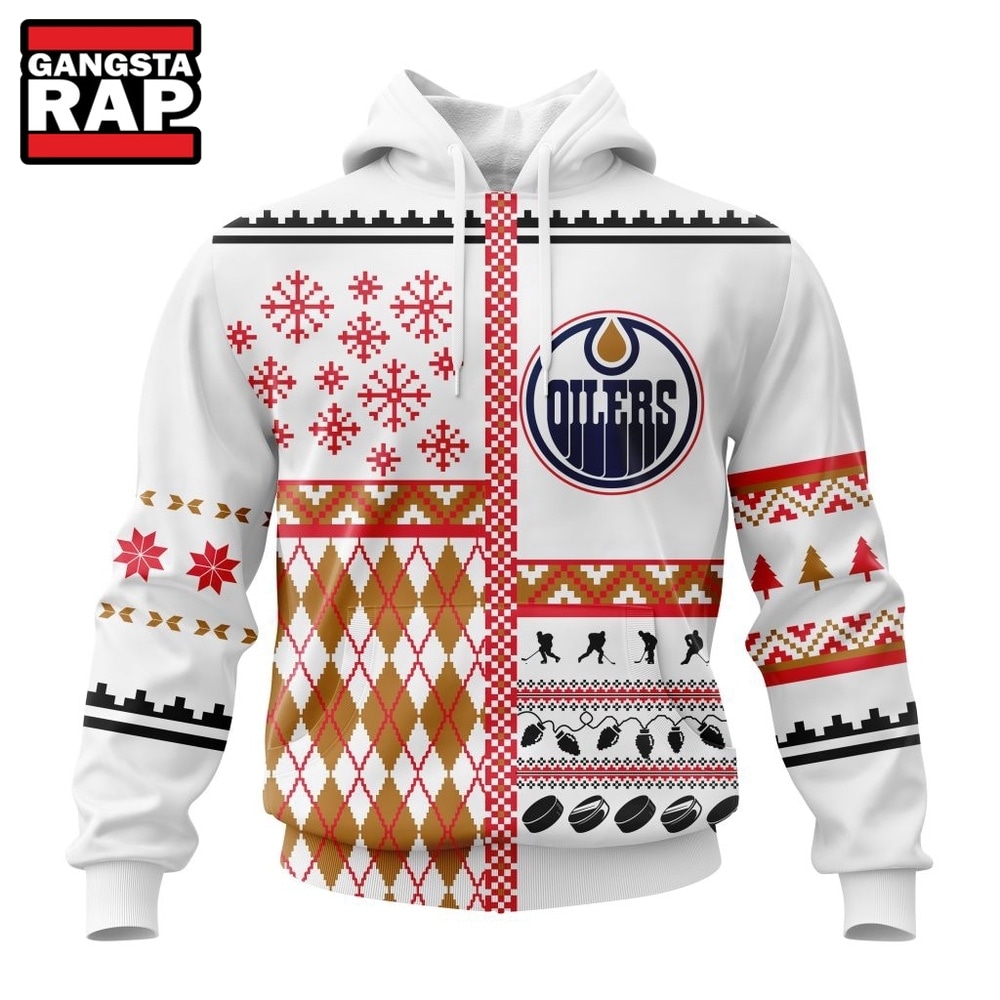 NHL Edmonton Oilers Specialized Christmas Is Coming New Design Hoodie, T Shirt , NHL 3D Shirt Nhl Edmonton Oilers Specialized Christmas IS Coming New Design Hoodie T Shirt 1