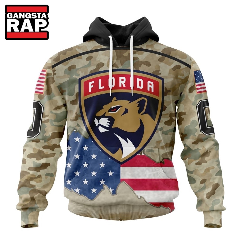 NHL Florida Panthers Specialized Kits For United State With Camo Color Hoodie, T Shirt , NHL 3D Shirt Nhl Florida Panthers Specialized Kits For United State With Camo Color Hoodie T Shirt 1