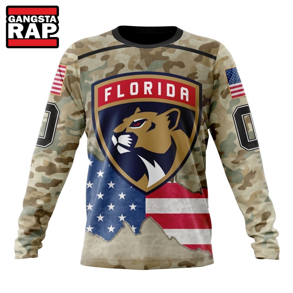 NHL Florida Panthers Specialized Kits For United State With Camo Color Hoodie, T Shirt , NHL 3D Shirt NHL Florida Panthers Specialized Kits For United State With Camo Color Hoodie, T Shirt , NHL 3D Shirt