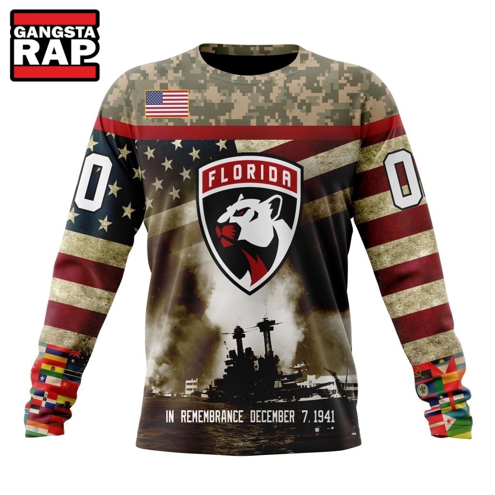 NHL Florida Panthers Specialized Unisex Kits Remember Pearl Harbor Hoodie, T Shirt , NHL 3D Shirt NHL Florida Panthers Specialized Unisex Kits Remember Pearl Harbor Hoodie, T Shirt , NHL 3D Shirt