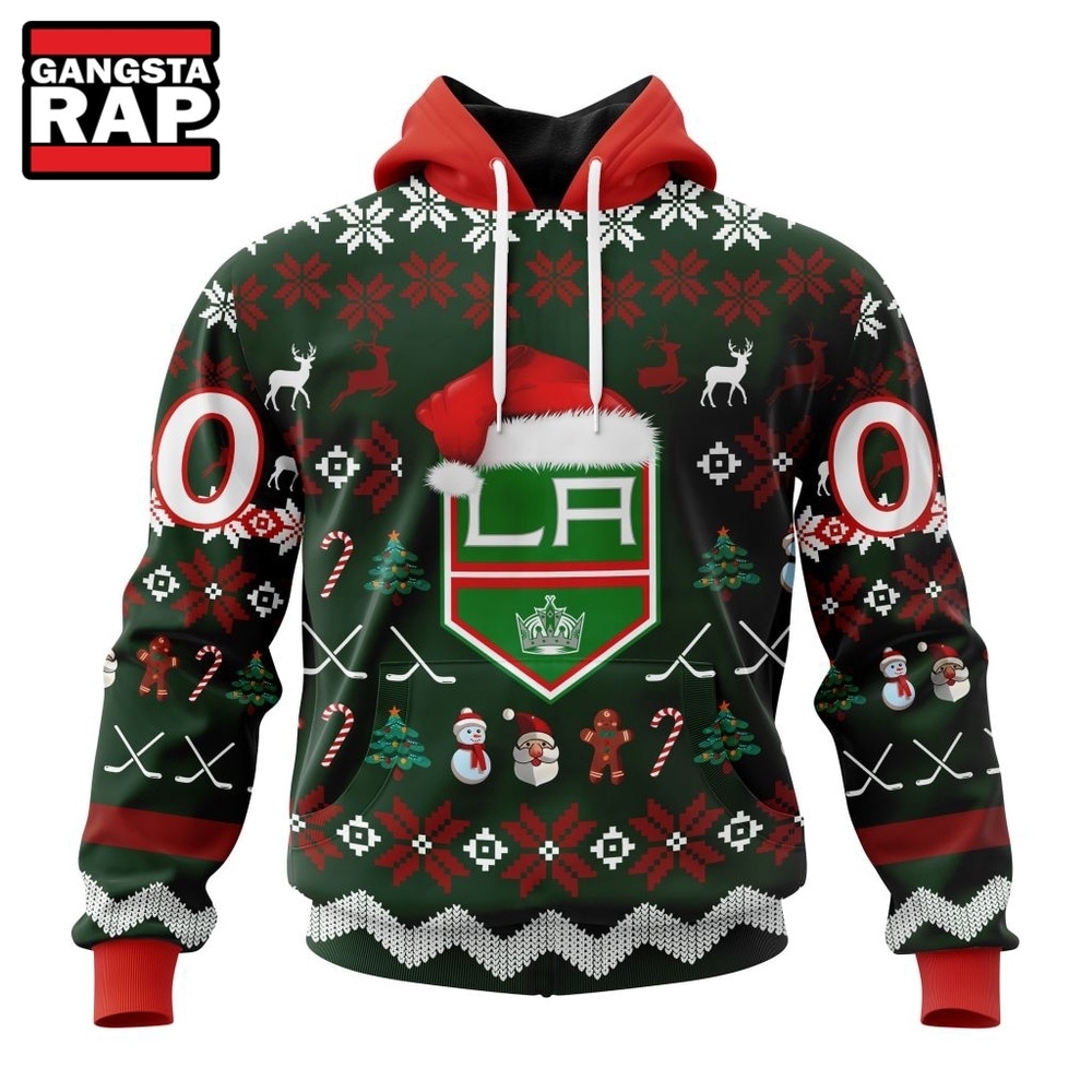 NHL Los Angeles Kings Hockey Christmas Is Coming 2026 Hoodie, T Shirt , NHL 3D Shirt Nhl Los Angeles Kings Hockey Christmas IS Coming 2026 Hoodie T Shirt 1
