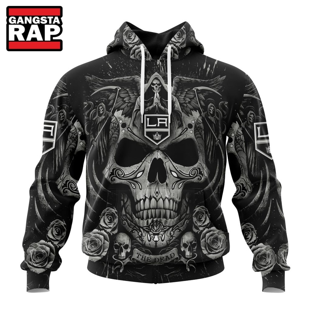 NHL Los Angeles Kings Special Design Halloween With Skull Art Hoodie, T Shirt , NHL 3D Shirt NHL Los Angeles Kings Special Design Halloween With Skull Art Hoodie, T Shirt , NHL 3D Shirt