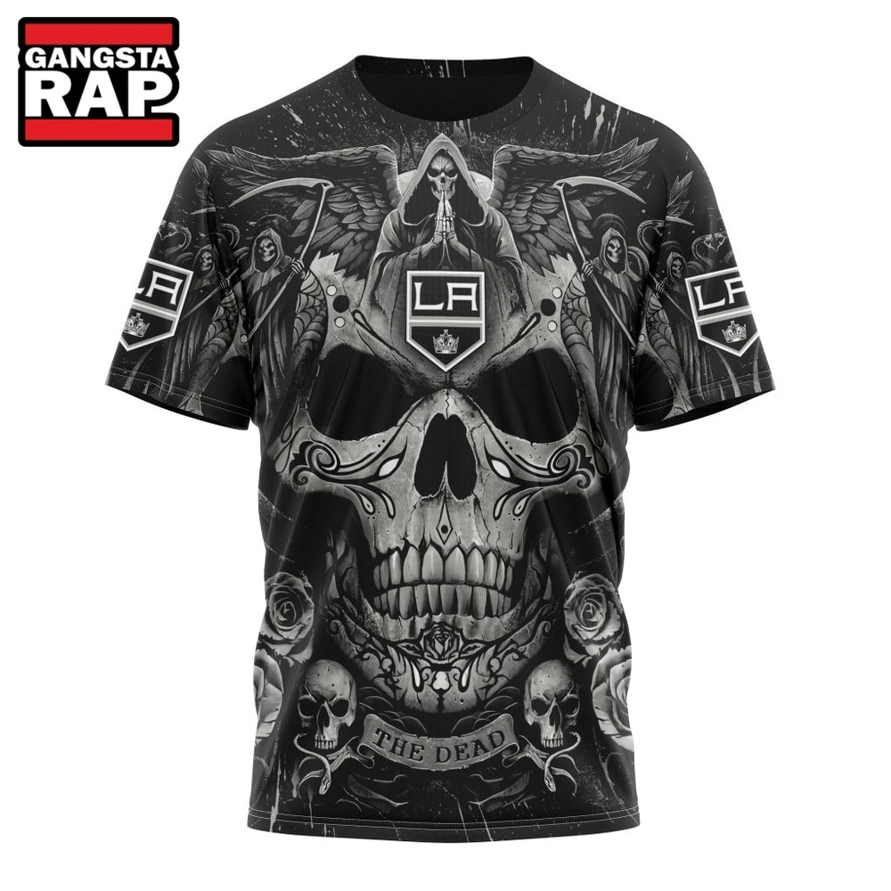 NHL Los Angeles Kings Special Design Halloween With Skull Art Hoodie, T Shirt , NHL 3D Shirt NHL Los Angeles Kings Special Design Halloween With Skull Art Hoodie, T Shirt , NHL 3D Shirt