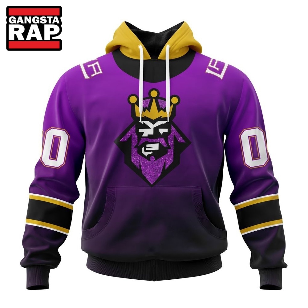 NHL Los Angeles Kings Special Retro Gradient Design Hoodie, T Shirt, NHL 3D Shirt Nhl Los Angeles Kings Special Retro Gradient Design Hoodie T Shirt 1