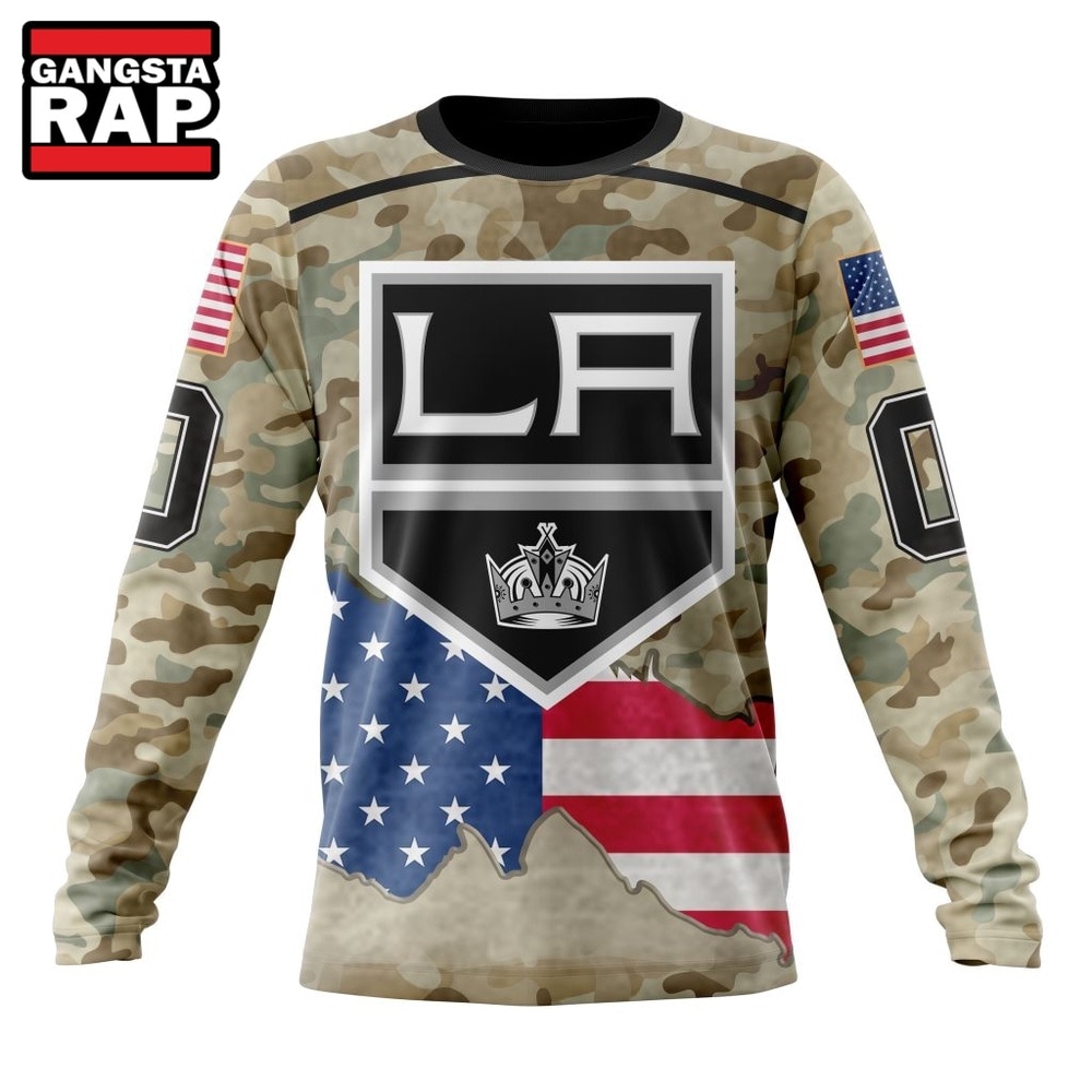 NHL Los Angeles Kings Specialized Kits For United State With Camo Color Hoodie, T Shirt , NHL 3D Shirt NHL Los Angeles Kings Specialized Kits For United State With Camo Color Hoodie, T Shirt , NHL 3D Shirt