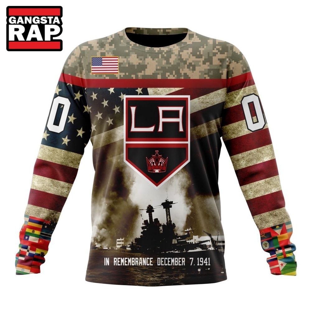 NHL Los Angeles Kings Specialized Unisex Kits Remember Pearl Harbor Hoodie, T Shirt , NHL 3D Shirt NHL Los Angeles Kings Specialized Unisex Kits Remember Pearl Harbor Hoodie, T Shirt , NHL 3D Shirt