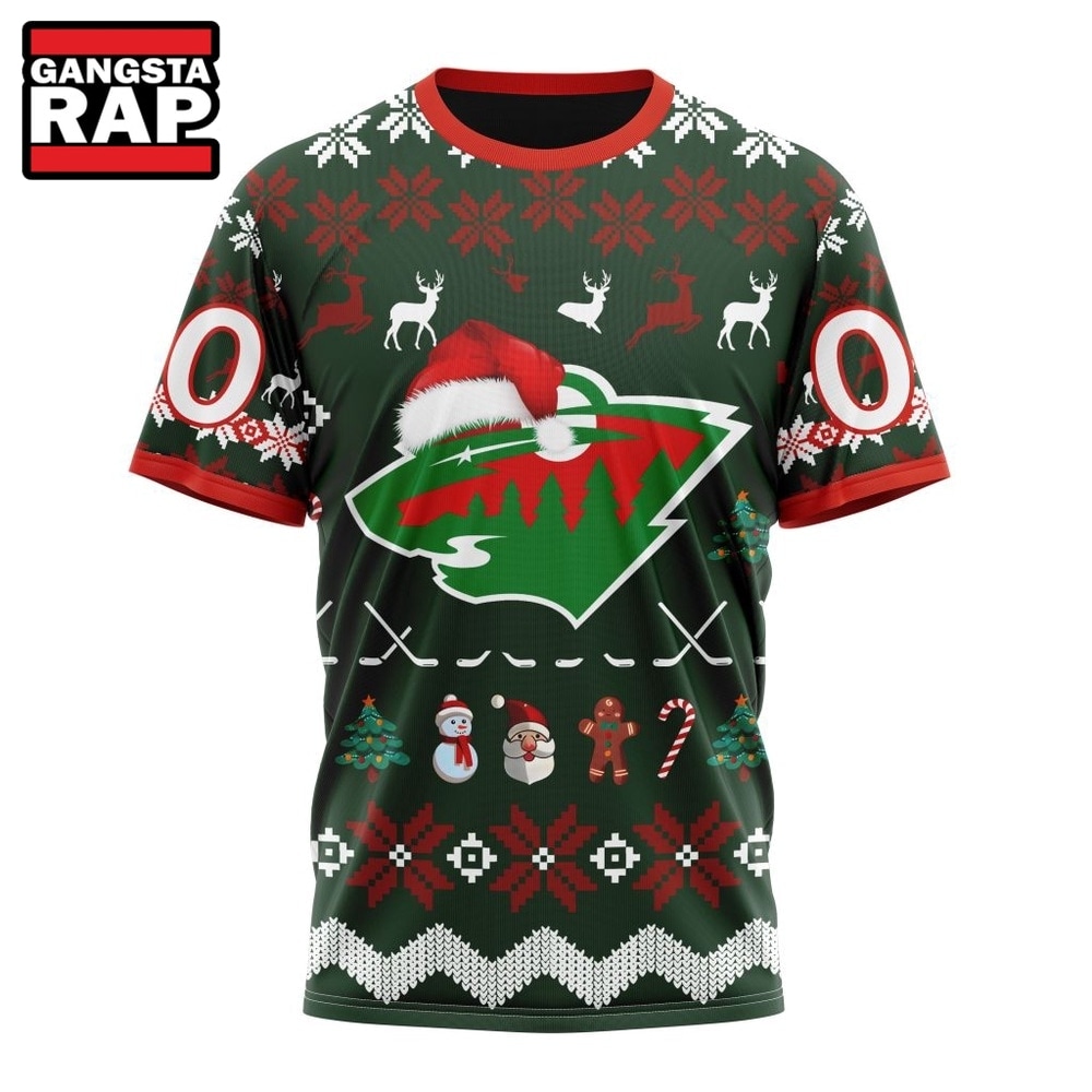 NHL Minnesota Wild Hockey Christmas Is Coming 2026 Hoodie, T Shirt , NHL 3D Shirt NHL Minnesota Wild Hockey Christmas Is Coming 2026 Hoodie, T Shirt , NHL 3D Shirt