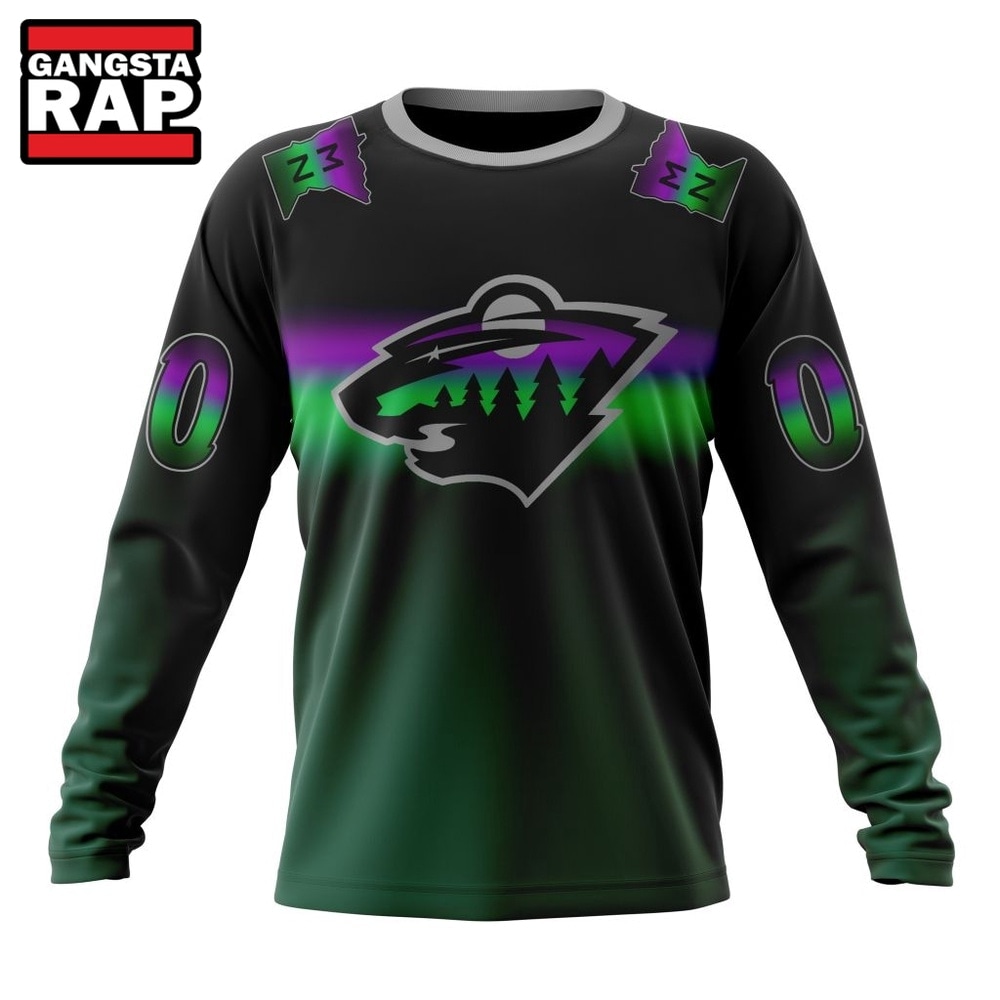 NHL Minnesota Wild Special Retro Gradient Design Hoodie, T Shirt, NHL 3D Shirt NHL Minnesota Wild Special Retro Gradient Design Hoodie, T Shirt, NHL 3D Shirt