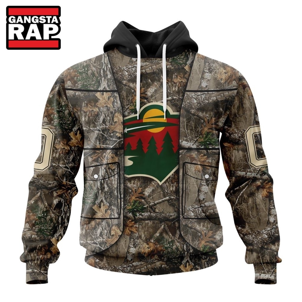 NHL Minnesota Wild Specialized Unisex Vest Kits With Realtree Camo Hoodie, T Shirt, NHL 3D Shirt NHL Minnesota Wild Specialized Unisex Vest Kits With Realtree Camo Hoodie, T Shirt, NHL 3D Shirt