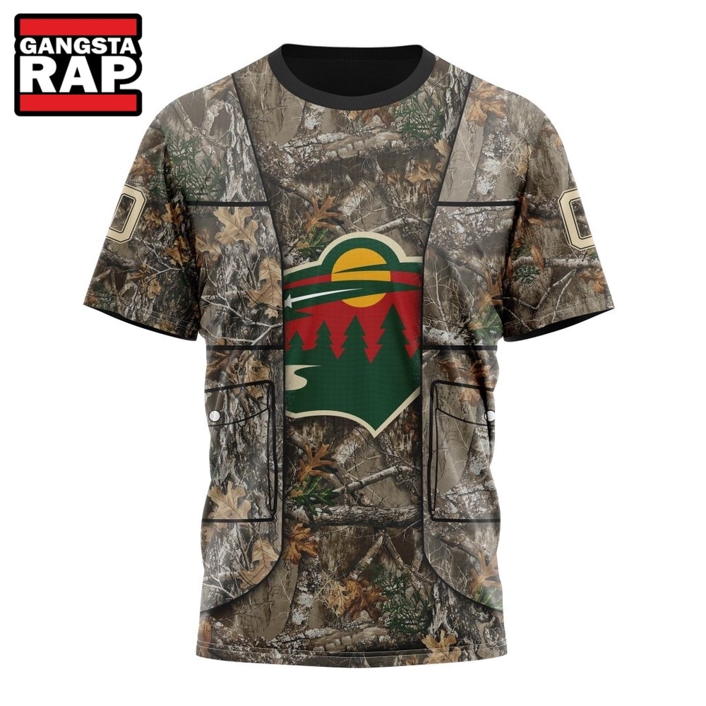 NHL Minnesota Wild Specialized Unisex Vest Kits With Realtree Camo Hoodie, T Shirt, NHL 3D Shirt NHL Minnesota Wild Specialized Unisex Vest Kits With Realtree Camo Hoodie, T Shirt, NHL 3D Shirt
