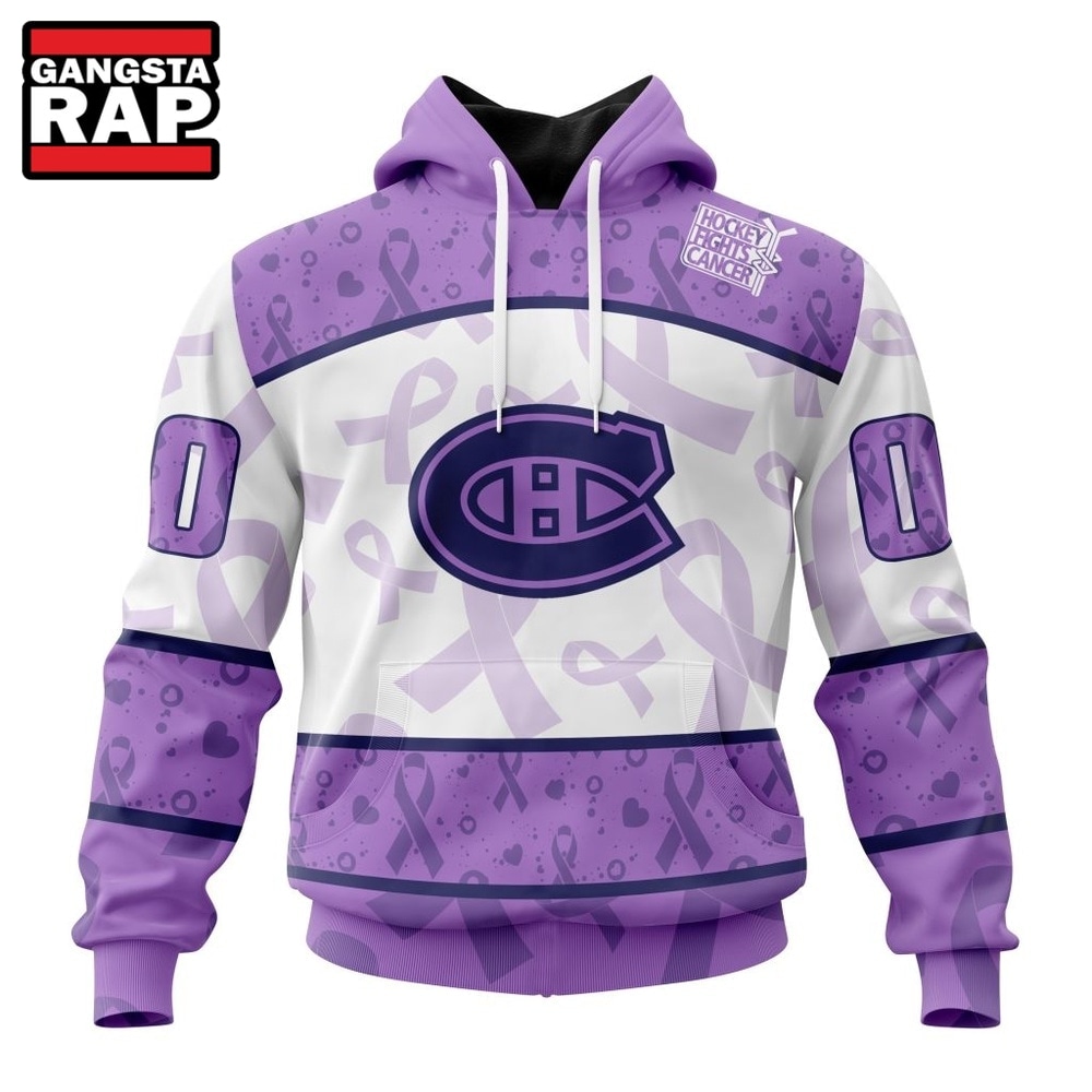 NHL Montreal Canadiens Special Lavender Fight Cancer Hoodie, T Shirt , NHL 3D Shirt NHL Montreal Canadiens Special Lavender Fight Cancer Hoodie, T Shirt , NHL 3D Shirt