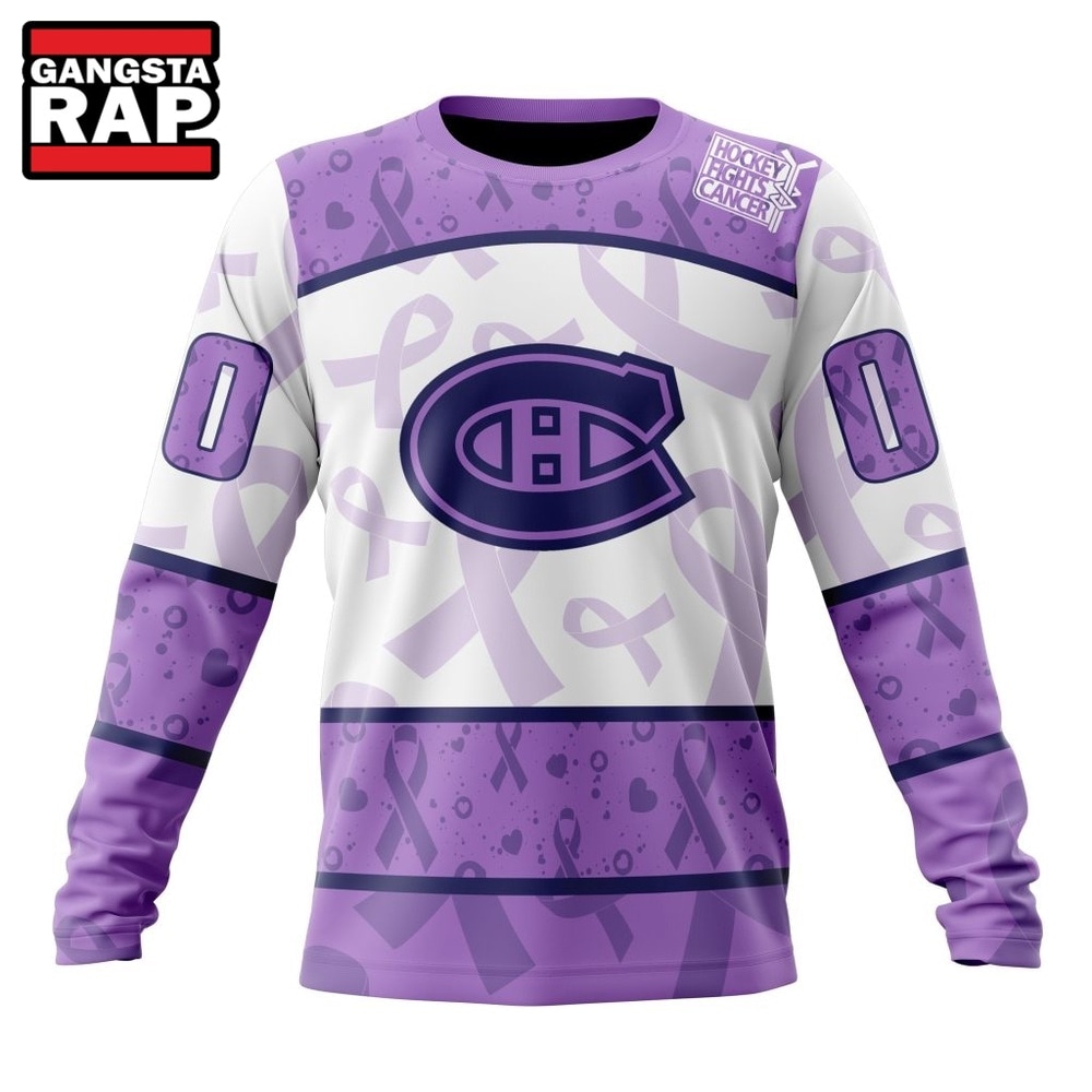 NHL Montreal Canadiens Special Lavender Fight Cancer Hoodie, T Shirt , NHL 3D Shirt NHL Montreal Canadiens Special Lavender Fight Cancer Hoodie, T Shirt , NHL 3D Shirt