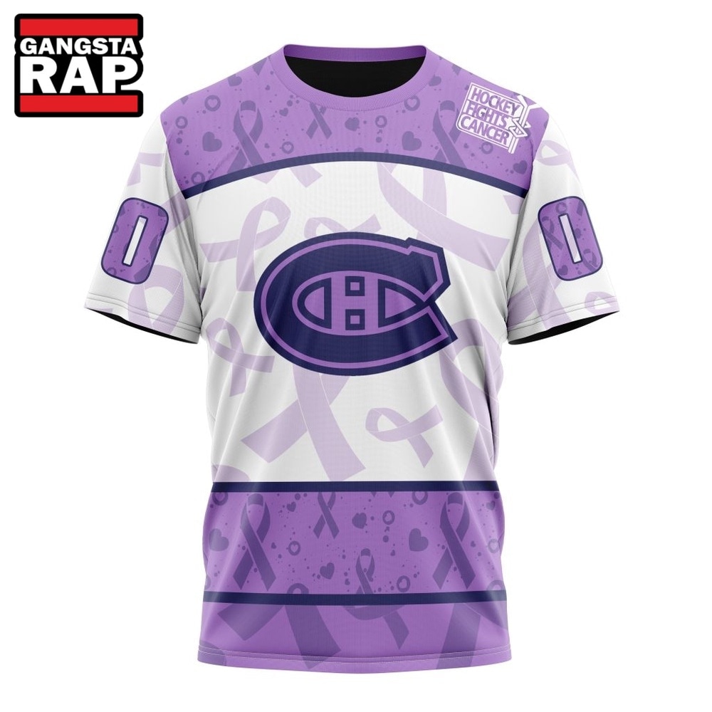NHL Montreal Canadiens Special Lavender Fight Cancer Hoodie, T Shirt , NHL 3D Shirt NHL Montreal Canadiens Special Lavender Fight Cancer Hoodie, T Shirt , NHL 3D Shirt