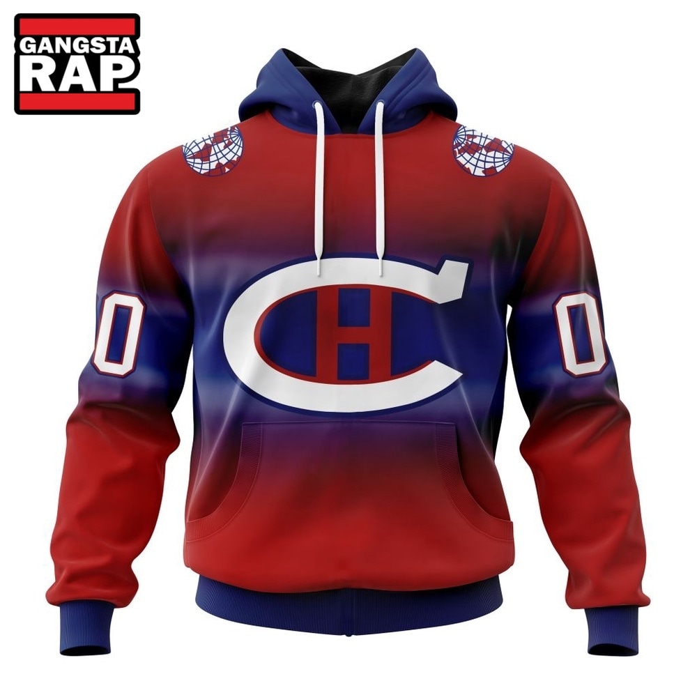 NHL Montreal Canadiens Special Retro Gradient Design Hoodie, T Shirt, NHL 3D Shirt Nhl Montreal Canadiens Special Retro Gradient Design Hoodie T Shirt 1