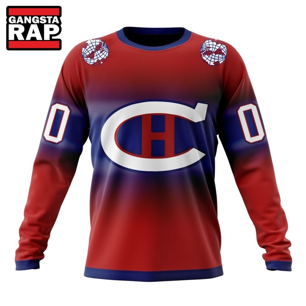 NHL Montreal Canadiens Special Retro Gradient Design Hoodie, T Shirt, NHL 3D Shirt NHL Montreal Canadiens Special Retro Gradient Design Hoodie, T Shirt, NHL 3D Shirt