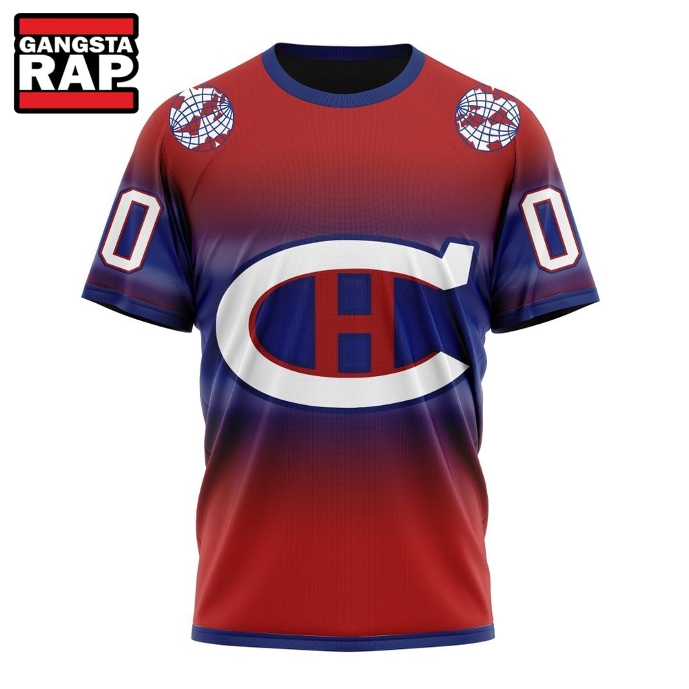 NHL Montreal Canadiens Special Retro Gradient Design Hoodie, T Shirt, NHL 3D Shirt NHL Montreal Canadiens Special Retro Gradient Design Hoodie, T Shirt, NHL 3D Shirt