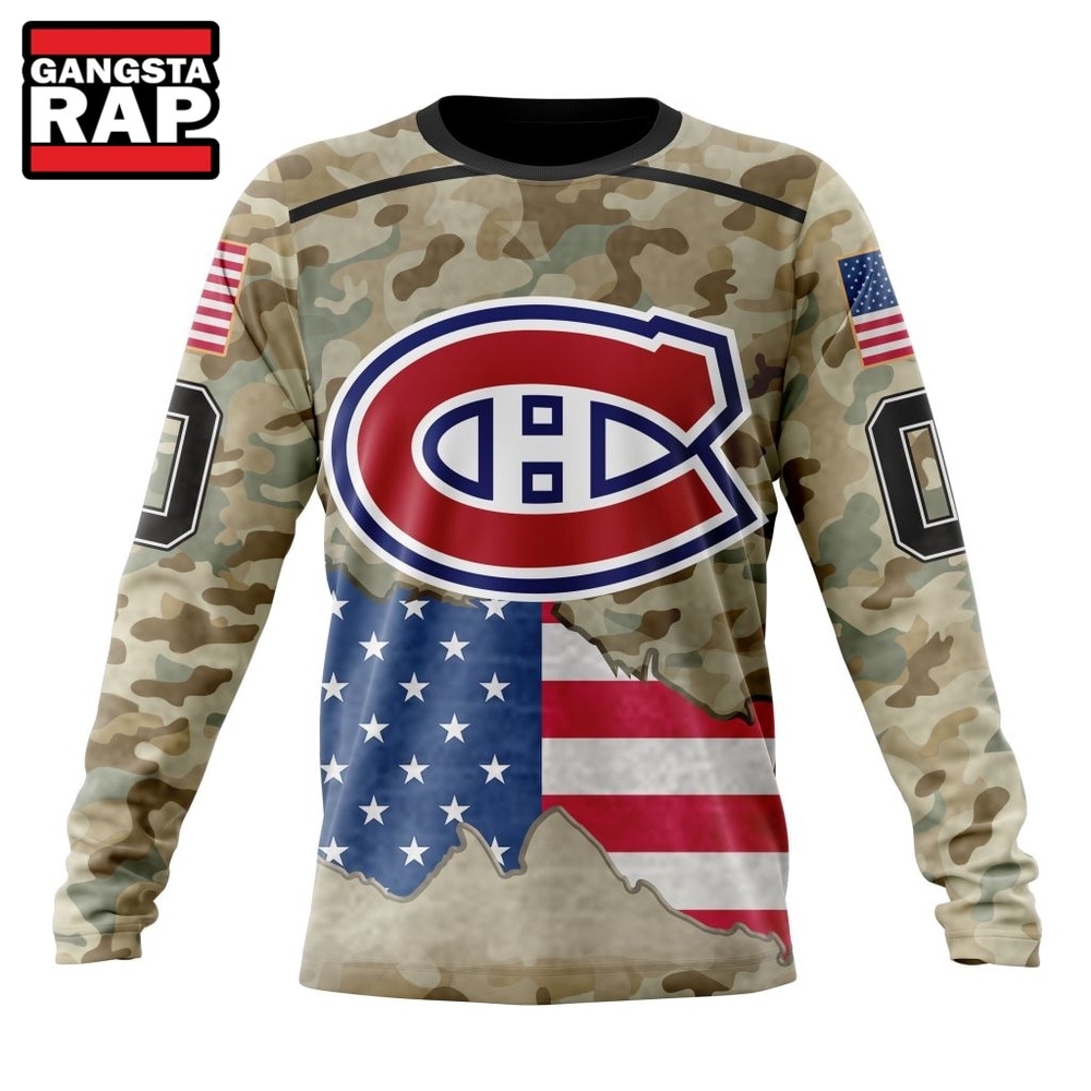 NHL Montreal Canadiens Specialized Kits For United State With Camo Color Hoodie, T Shirt , NHL 3D Shirt NHL Montreal Canadiens Specialized Kits For United State With Camo Color Hoodie, T Shirt , NHL 3D Shirt