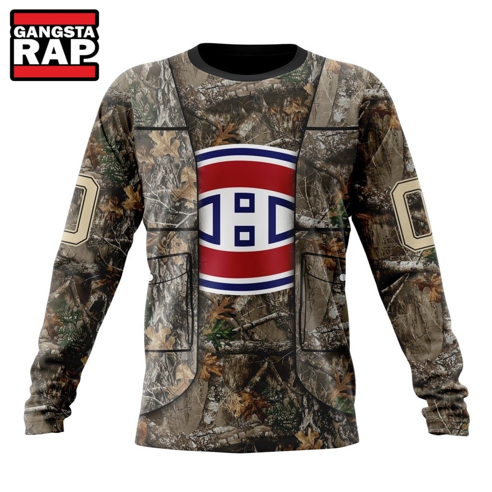 NHL Montreal Canadiens Specialized Unisex Vest Kits With Realtree Camo Hoodie, T Shirt, NHL 3D Shirt NHL Montreal Canadiens Specialized Unisex Vest Kits With Realtree Camo Hoodie, T Shirt, NHL 3D Shirt