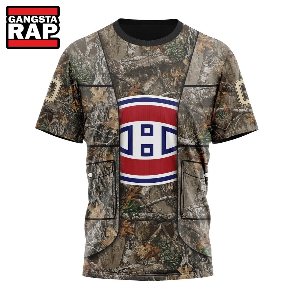 NHL Montreal Canadiens Specialized Unisex Vest Kits With Realtree Camo Hoodie, T Shirt, NHL 3D Shirt NHL Montreal Canadiens Specialized Unisex Vest Kits With Realtree Camo Hoodie, T Shirt, NHL 3D Shirt