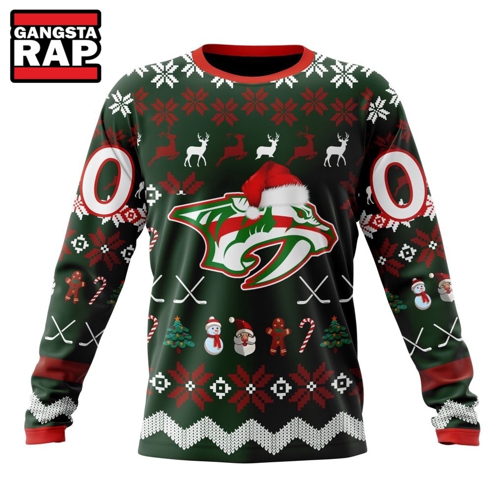 NHL Nashville Predators Hockey Christmas Is Coming 2026 Hoodie, T Shirt , NHL 3D Shirt NHL Nashville Predators Hockey Christmas Is Coming 2026 Hoodie, T Shirt , NHL 3D Shirt