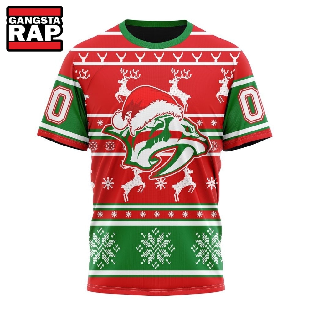 NHL Nashville Predators Specialized Unisex Christmas Is Coming Hoodie, T Shirt , NHL 3D Shirt NHL Nashville Predators Specialized Unisex Christmas Is Coming Hoodie, T Shirt , NHL 3D Shirt