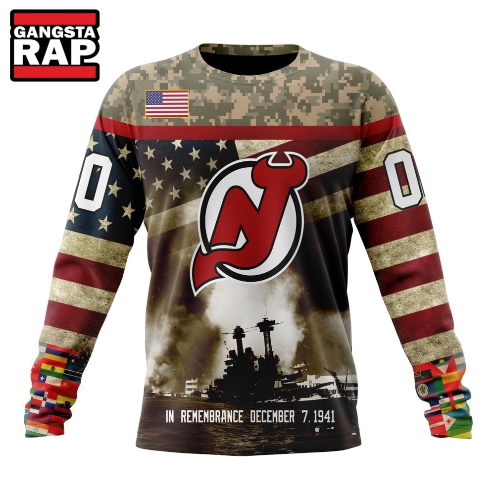 NHL New Jersey Devils Specialized Unisex Kits Remember Pearl Harbor Hoodie, T Shirt , NHL 3D Shirt NHL New Jersey Devils Specialized Unisex Kits Remember Pearl Harbor Hoodie, T Shirt , NHL 3D Shirt