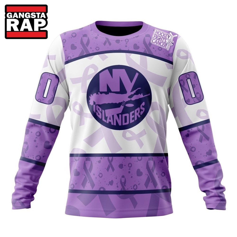 NHL New York Islanders Special Lavender Fight Cancer Hoodie, T Shirt , NHL 3D Shirt NHL New York Islanders Special Lavender Fight Cancer Hoodie, T Shirt , NHL 3D Shirt