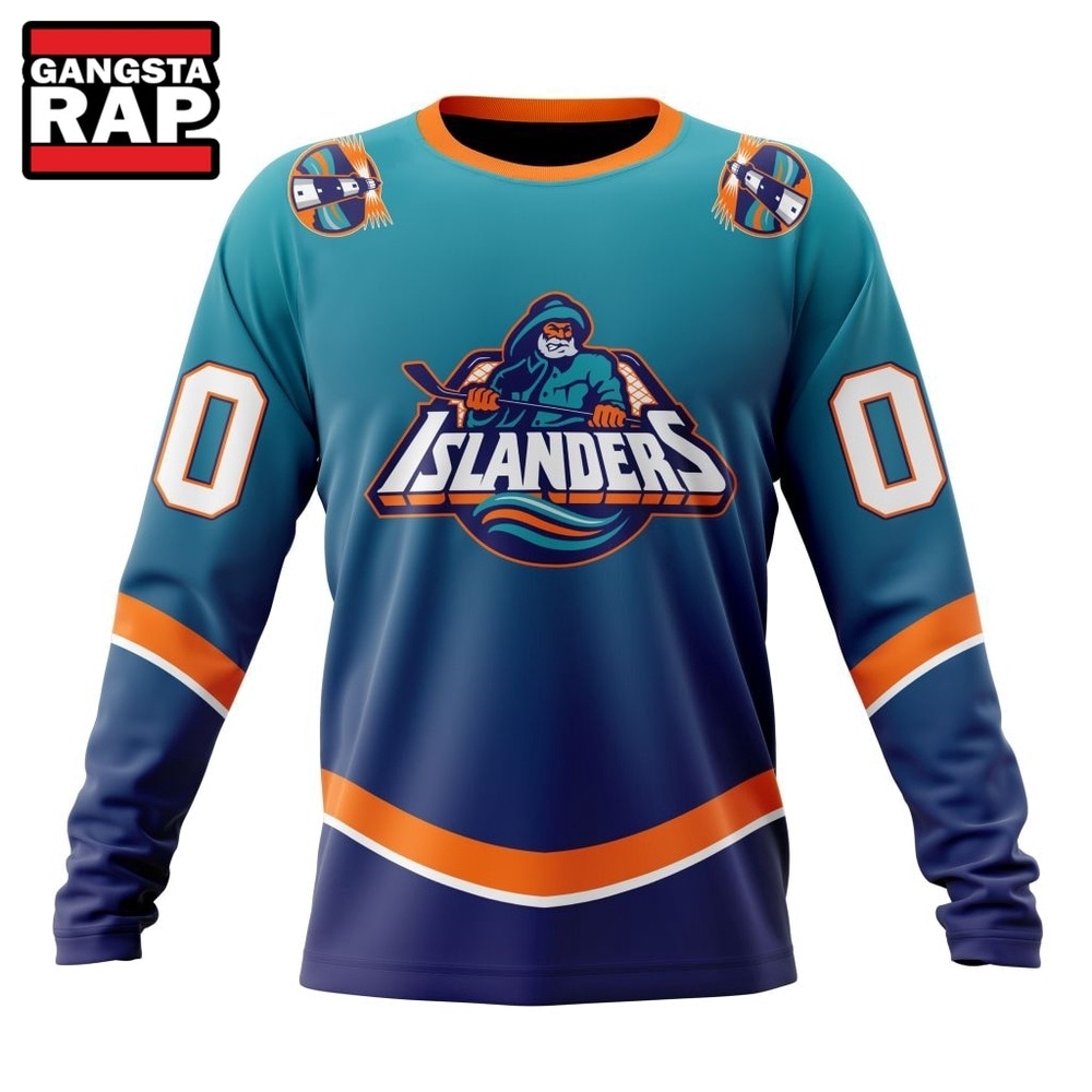 NHL New York Islanders Special Retro Gradient Design Hoodie, T Shirt, NHL 3D Shirt NHL New York Islanders Special Retro Gradient Design Hoodie, T Shirt, NHL 3D Shirt