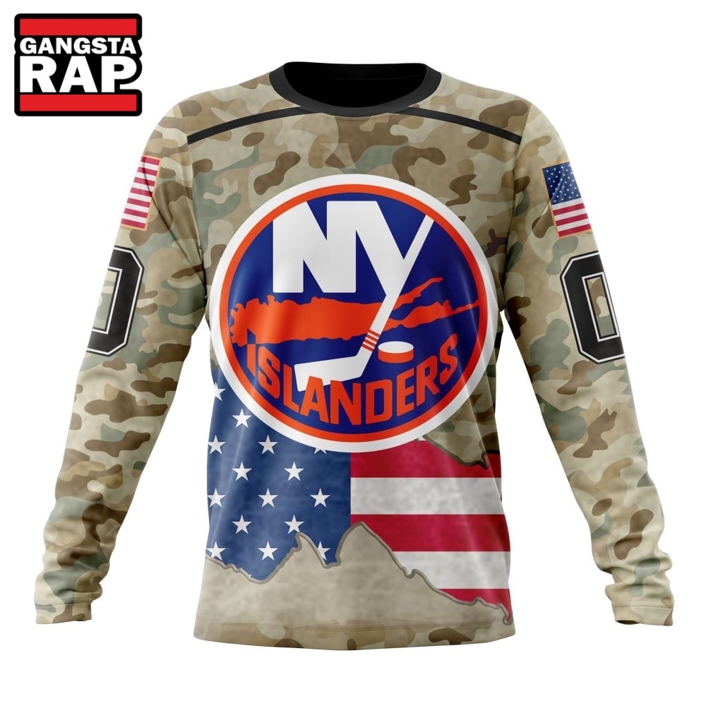 NHL New York Islanders Specialized Kits For United State With Camo Color Hoodie, T Shirt , NHL 3D Shirt NHL New York Islanders Specialized Kits For United State With Camo Color Hoodie, T Shirt , NHL 3D Shirt