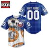 NHL New York Islanders x BB 8 D Star War Baseball Jersey , NHL Baseball Shirt Nhl New York Islanders X BB 8 D Star War Baseball Jersey 1