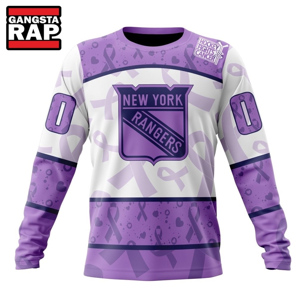 NHL New York Rangers Special Lavender Fight Cancer Hoodie, T Shirt , NHL 3D Shirt NHL New York Rangers Special Lavender Fight Cancer Hoodie, T Shirt , NHL 3D Shirt