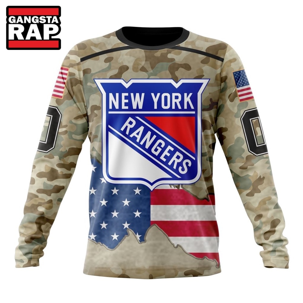 NHL New York Rangers Specialized Kits For United State With Camo Color Hoodie, T Shirt , NHL 3D Shirt NHL New York Rangers Specialized Kits For United State With Camo Color Hoodie, T Shirt , NHL 3D Shirt