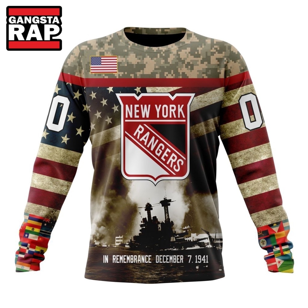 NHL New York Rangers Specialized Unisex Kits Remember Pearl Harbor Hoodie, T Shirt , NHL 3D Shirt NHL New York Rangers Specialized Unisex Kits Remember Pearl Harbor Hoodie, T Shirt , NHL 3D Shirt