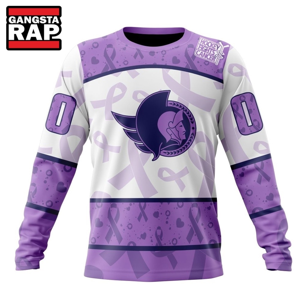 NHL Ottawa Senators Special Lavender Fight Cancer Hoodie, T Shirt , NHL 3D Shirt NHL Ottawa Senators Special Lavender Fight Cancer Hoodie, T Shirt , NHL 3D Shirt