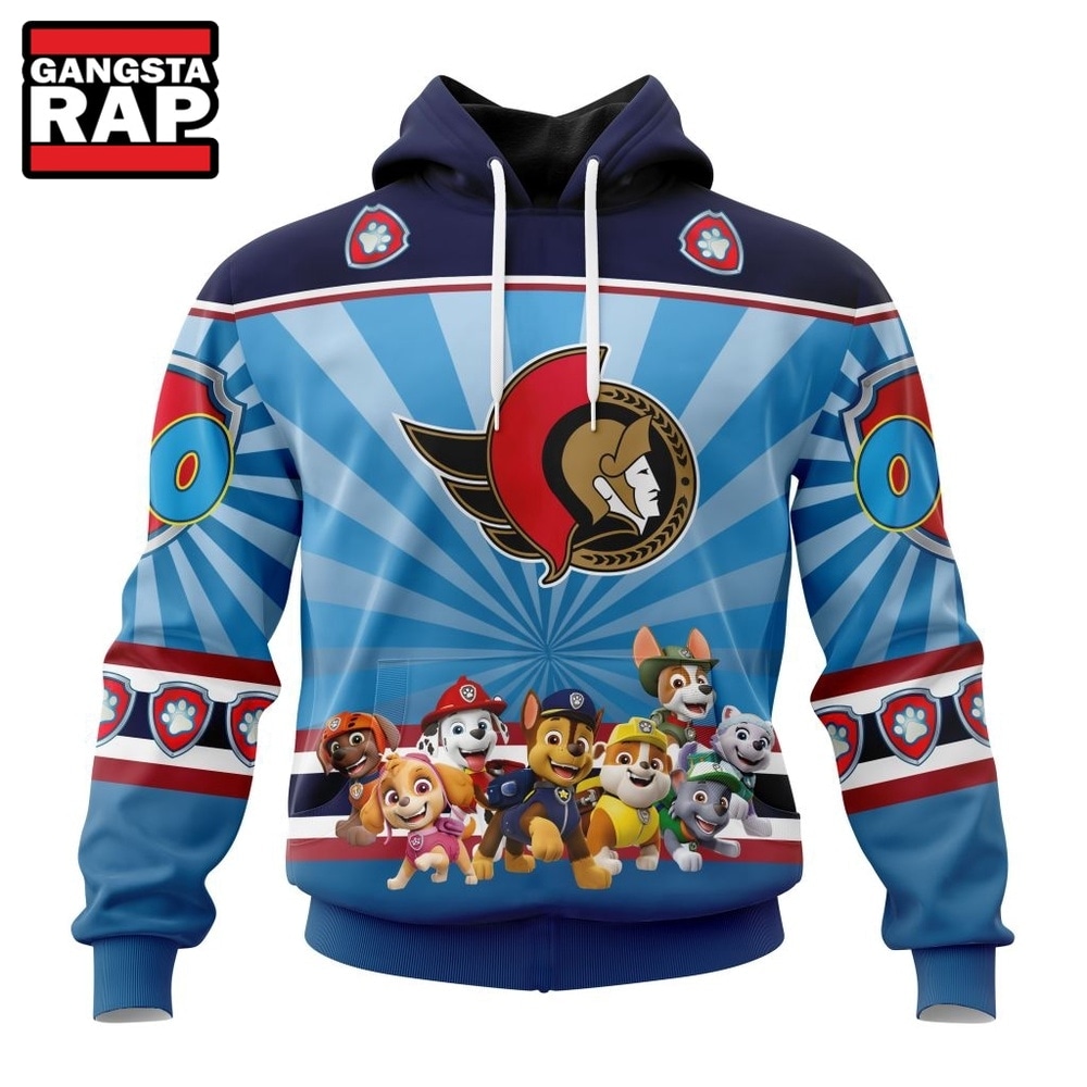 NHL Ottawa Senators Special Paw Patrol Kits Hoodie, T Shirt , NHL 3D Shirt NHL Ottawa Senators Special Paw Patrol Kits Hoodie, T Shirt , NHL 3D Shirt