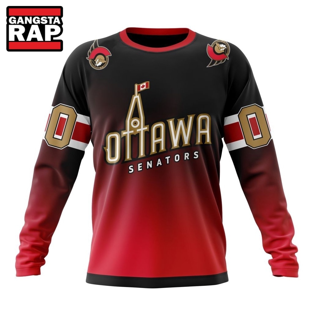 NHL Ottawa Senators Special Retro Gradient Design Hoodie, T Shirt, NHL 3D Shirt NHL Ottawa Senators Special Retro Gradient Design Hoodie, T Shirt, NHL 3D Shirt