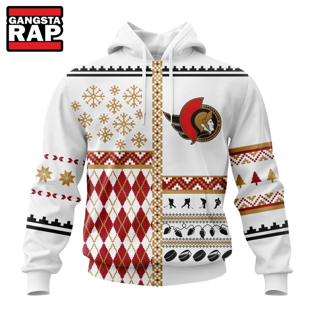 NHL Ottawa Senators Specialized Christmas Is Coming New Design Hoodie, T Shirt , NHL 3D Shirt Nhl Ottawa Senators Specialized Christmas IS Coming New Design Hoodie T Shirt 1