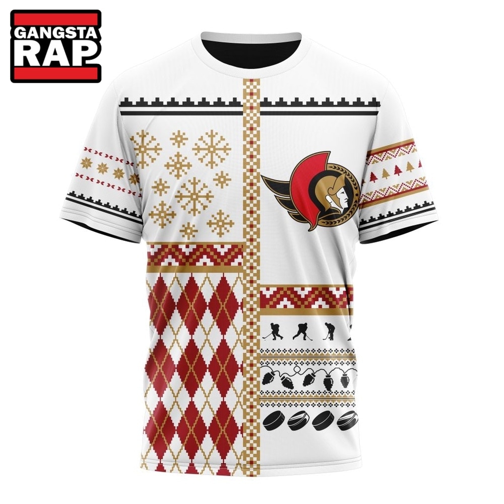 NHL Ottawa Senators Specialized Christmas Is Coming New Design Hoodie, T Shirt , NHL 3D Shirt NHL Ottawa Senators Specialized Christmas Is Coming New Design Hoodie, T Shirt , NHL 3D Shirt