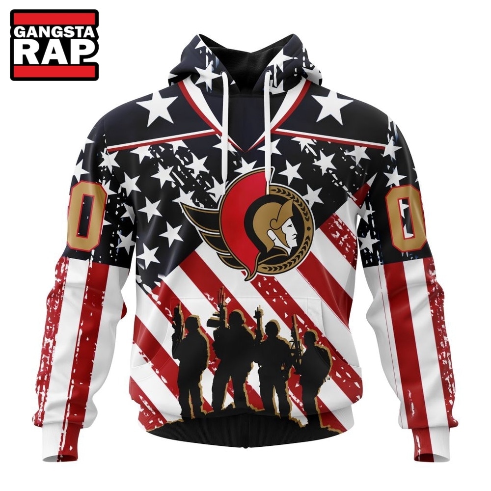 NHL Ottawa Senators Specialized Kits For Honor USS Military Hoodie, T Shirt , NHL 3D Shirt Nhl Ottawa Senators Specialized Kits For Honor Uss Military Hoodie T Shirt 1